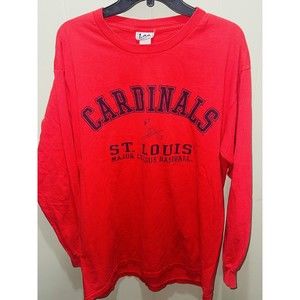 Vintage St Louis Cardinals Lee Sports 2001 MLB Long Sleev Shirt
